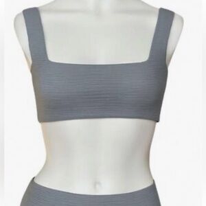 NWT- Rumer the Label Rosa Crop swim top seafoam green large